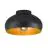 Eglo Luce da soffitto Mogano 2 Nero, Oro | Adatto per E27