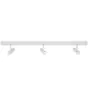 Nordlux Faretti LED Omari Metallo Bianca 9.6W 320lm - 827 Bianco Molto Caldo | A 3 Livelli Dimmerabile 
