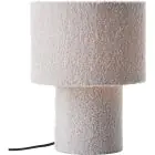 Brilliant Lampada Da Tavolo Teddy Metallo Tessuto Grigio | 230mm - Adatto per 1x E27