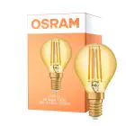 Osram Vintage 1906 LED E14 Sferica Filamento Oro 4W 420lm - 825 Bianco Molto Caldo | Sostitutiva 35W
