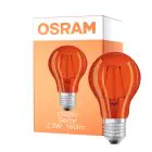 Osram LED Star Classic Decor E27 Pera Filamento Ghiaccio 2.5W 160lm - Arancione | Sostitutiva 17W