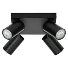 Ledvance LED Decor Faretti Octagon Acciaio Plate Nero 13W 920lm - 827 Bianco Molto Caldo | Dimmerabile