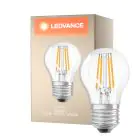 Ledvance Classic LED E27 Pera Filamento Chiara 4.2W 470lm - 927 Bianco Molto Caldo | Miglior resa cromatica - Dimmerabile - Sostitua 40W