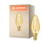 Ledvance Vintage 1906 LED E14 Candela Oro 1.5W 120lm - 824 Bianco Molto Caldo | Sostitua 15W