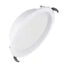 Ledvance Downlight LED Comfort High Efficiency O Aluminium Bianca 25W 3750lm 100D - 840 Bianco Freddo | 215mm - Ritaglio 200mm
