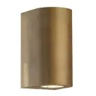 Nordlux Canto Luce Da Parete Ottone Oro Up & Down | Adatto per 2x GU10