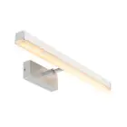 Nordlux Otis 60 Luce Da Parete Aluminium Cromo 17W 1650lm 930 Luce Calda -  | IP44 - Miglior Resa Cromatica - 3Step Dimmerabile