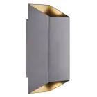 Nordlux Nico Luce Da Parete Aluminium Antracite Up & Down | IP54 - Adatto per 2x GU10