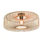 Good&Mojo Luce da soffitto Bromo Bambù Marrone L | Adatto per 1x E27 