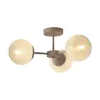 It's about RoMi Luce da soffitto Aspen Vetro Bianca | Adatto per 3x E14 
