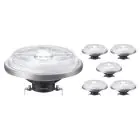 Confezione Multipack 6x Philips MASTER LED Faretti G53 AR111 10.8W 620lm 40D - 930 Luce Calda | Miglior resa cromatica - Dimmerabile - Sostitutiva 50W