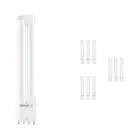 Confezione Multipack 10x Ledvance Dulux-L LED 8W - 830 Luce Calda -  | 4-Pin - Sostitutiva 18W
