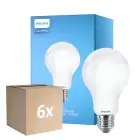 Confezione Multipack 6x Philips Corepro LED Bulbo E27 Pera Ghiaccio 17.5W 2452lm - 827 Bianco Molto Caldo | Sostitutiva 150W