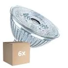 Confezione Multipack 6x Osram Superstar LED GU5.3 Faretti Chiara 3.4W 230lm - 927 Bianco Molto Caldo | Dimmerabile - Miglior Resa Cromatica - Sostitutiva 20W