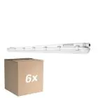 Confezione Multipack 6x Ledvance Stagna LED Stagna 58W 8000lm - 865 Luce Del Giorno | 150cm
