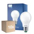 Confezione Multipack 10x Philips MASTER LED Bulbo Ultra Efficient E27 Pera Ghiaccio 7.3W 1535lm - 840 Bianco Freddo | Sostitutiva 100W