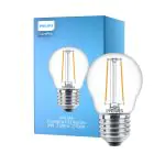 Philips Corepro LED Lustre E27 Sferica Filamento Chiara 2W 250lm - 827 Bianco Molto Caldo | Sostitutiva 25W