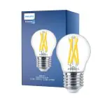 Philips MASTER LED E27 Sferica Filamento Chiara 3.5W 470lm - 922-927 Dim To Warm | Miglior Resa Cromatica - Dimmerabile - Sostitutiva 40W