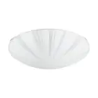 Eglo Parete e Luce da soffitto Mars 1 Acciaio Bianca | IP20 - Adatto per 1x E27 