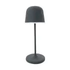 Eglo Lampada Da Tavolo Mannera-S Aluminium Nero 1W 170lm - 825-830-840 CCT | IP54 - Touch Dimmerabile - USB-C
