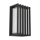 Eglo Luce Da Parete Genovese Aluminium Nero 10W 1050lm - 865 Luce Del Giorno | IP65 - Sensore Di Movimento