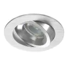 Noxion Incasso Spot Drome MR16 Inclinabile Aluminium | Ritaglio 69mm - GU10 Attacco